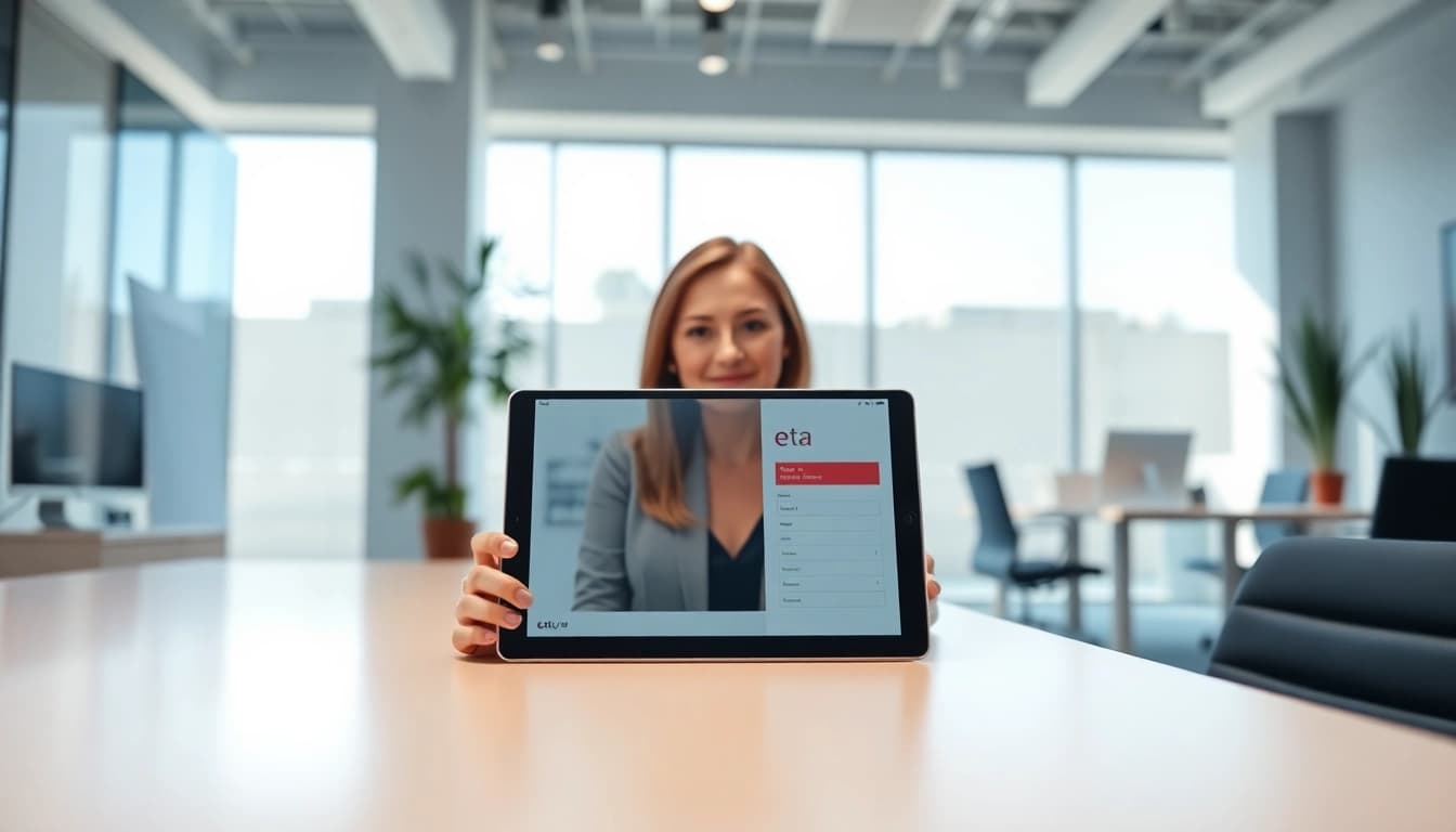 Fill out the eta UK application form efficiently with the help of a digital tablet.