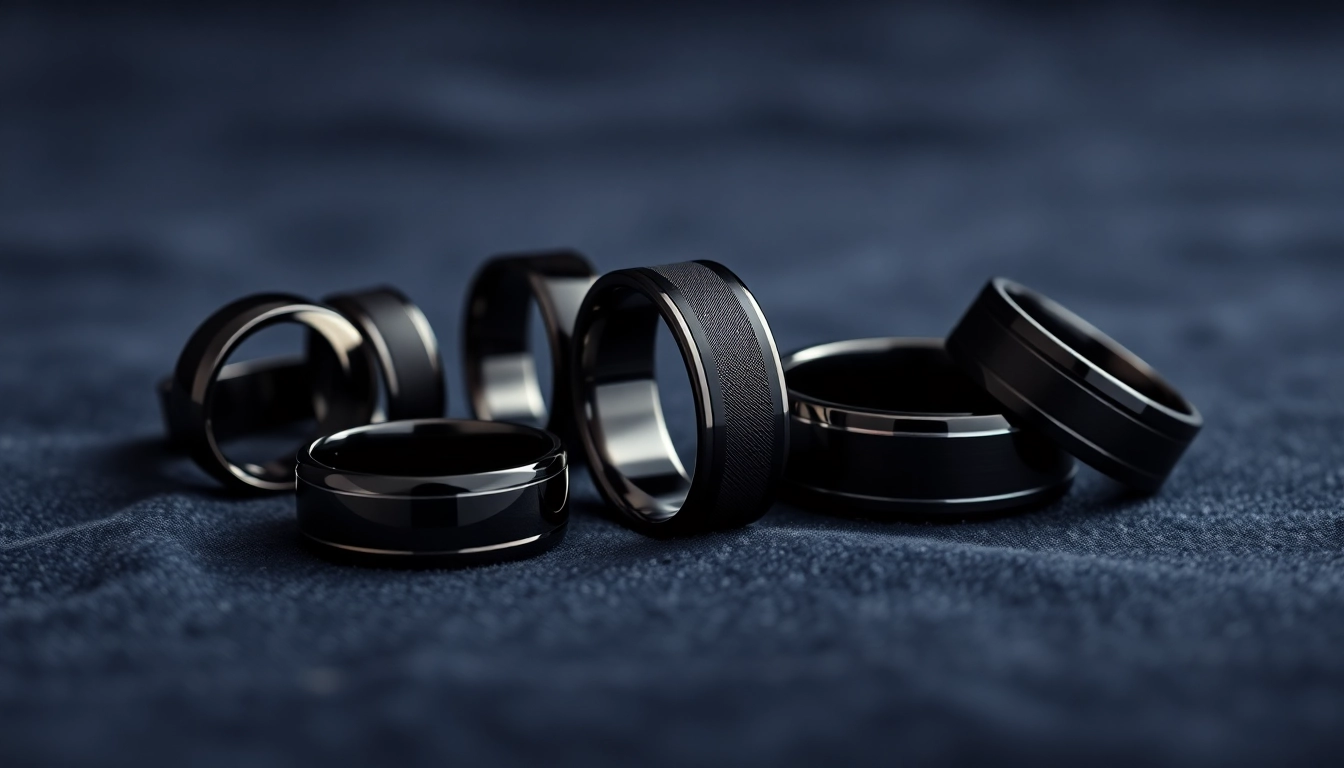 Stylish Black Wedding Rings for Men: A Symbol of Love and Commitment
