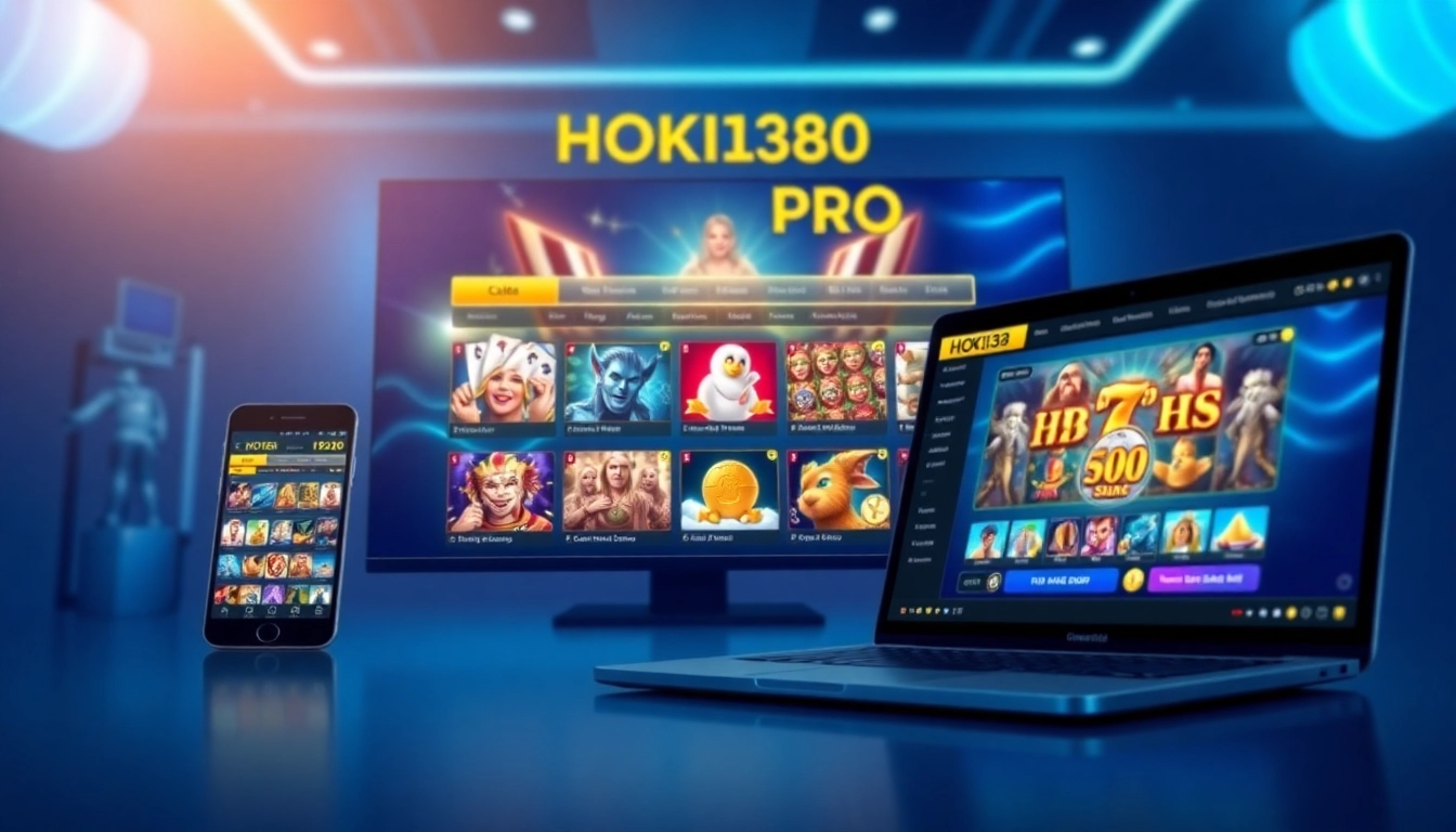 Exciting HOKI138 PRO online gambling interface showcasing user-friendly slot game features.
