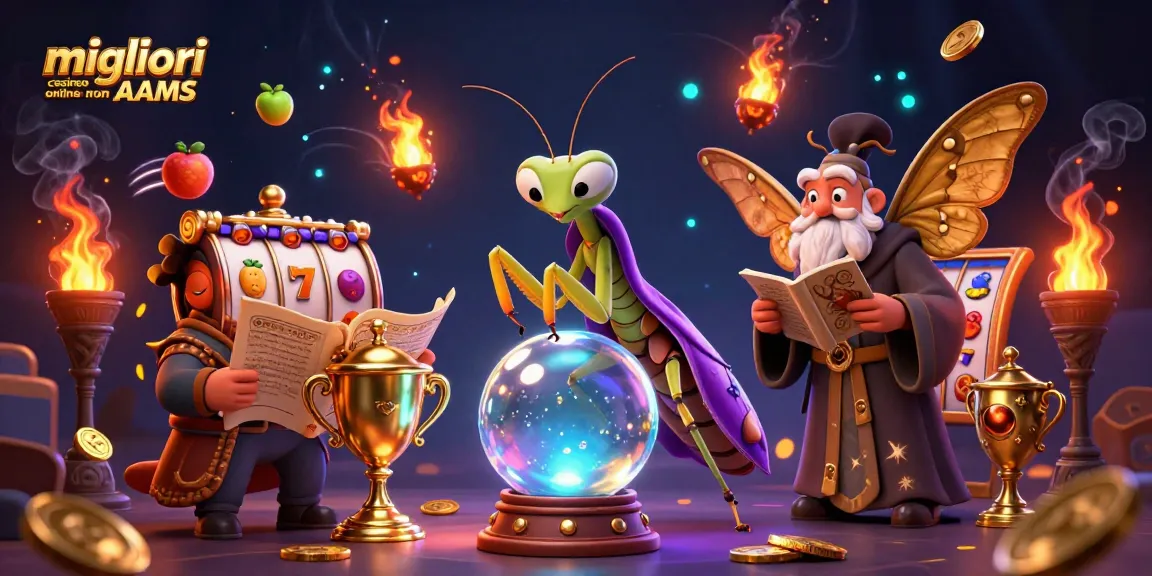 Immagine vibrante sui migliori casino online non AAMS, con elementi di gioco avvincenti e personaggi intriganti.
