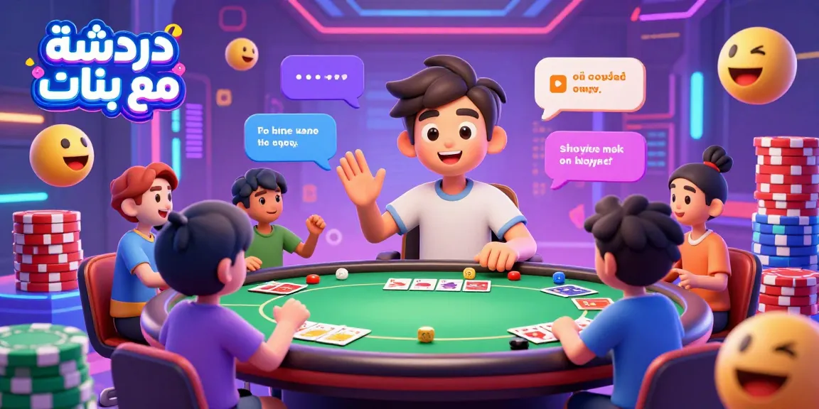 Engage in thrilling دردشة فيديو مع بنات conversations with dynamic chat elements and animated graphics.