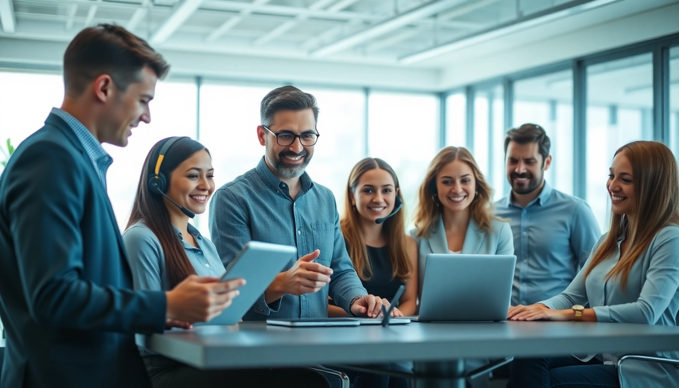 Streamlined processes for a frictionless warranty experience highlighted by a cheerful team in a modern office setting.