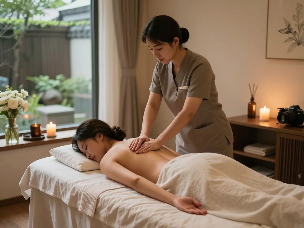 Relaxing Swedish massage experience at https://www.makangs.com/region/국내/서울-/마사지-스웨디시 in a serene Seoul spa.
