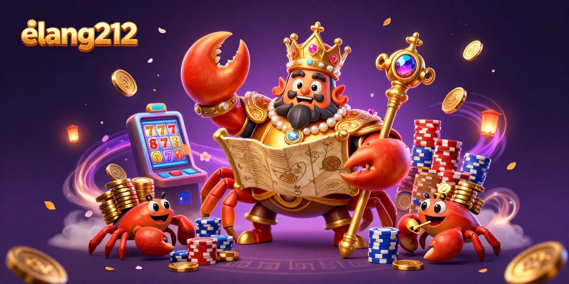 Experience elang212 with vibrant slots, golden crab emperor, and thrilling winning moments.