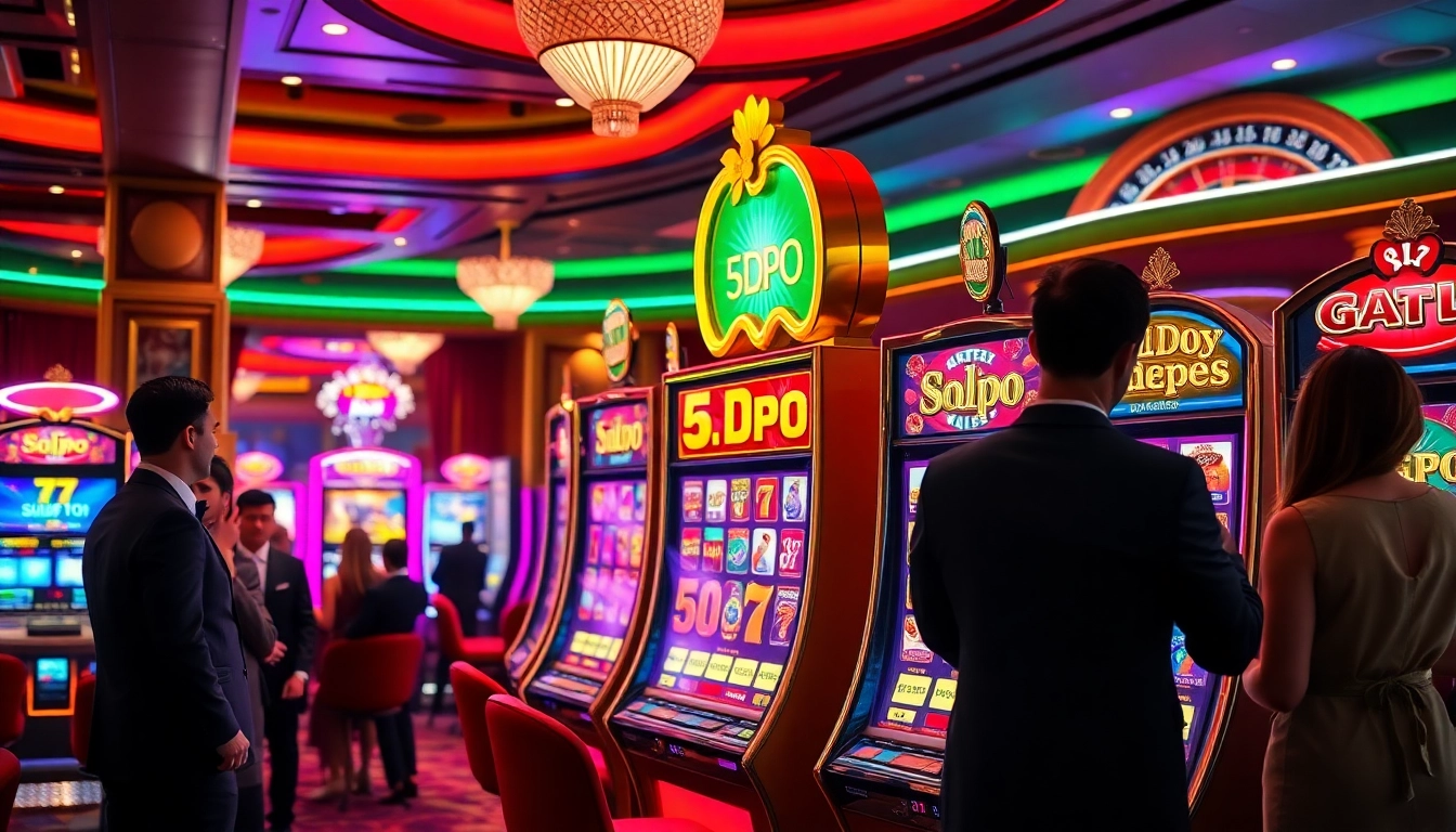 Rasakan pengalaman bermain yang mendebarkan dengan slot depo 5rb di lingkungan kasino yang dinamis.