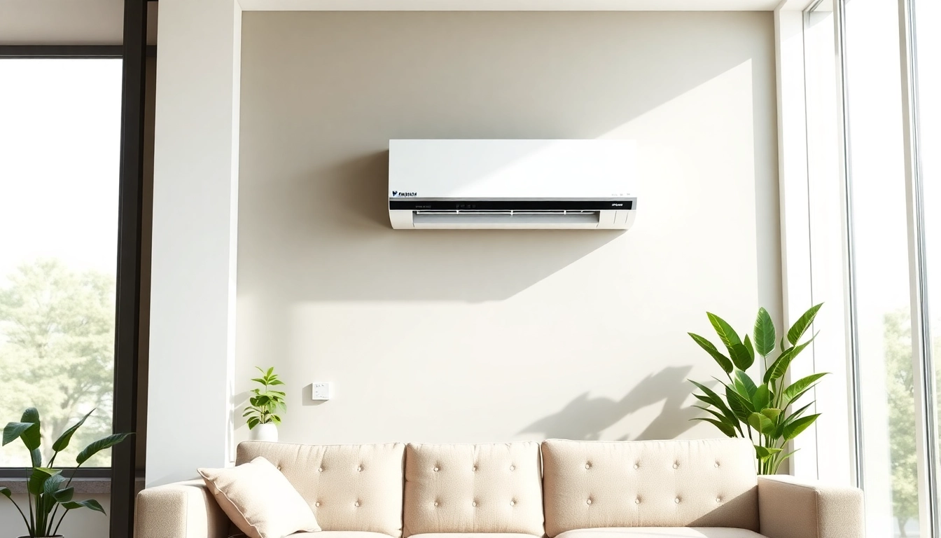 Enhance your space with a Daikin mini split AC, blending seamlessly into modern interiors.