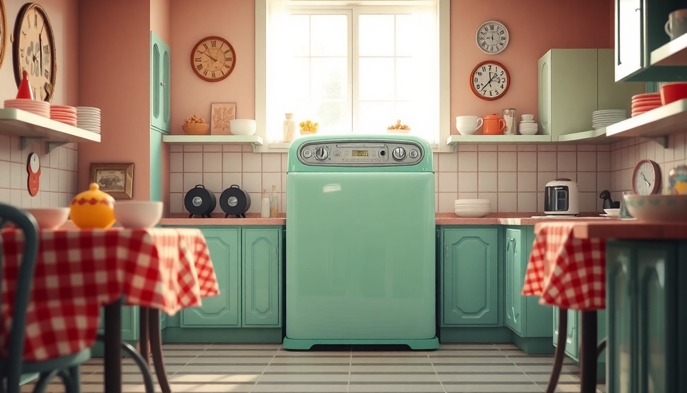 Retro Appliance showcased in a cozy vintage kitchen, exuding nostalgia and warmth.