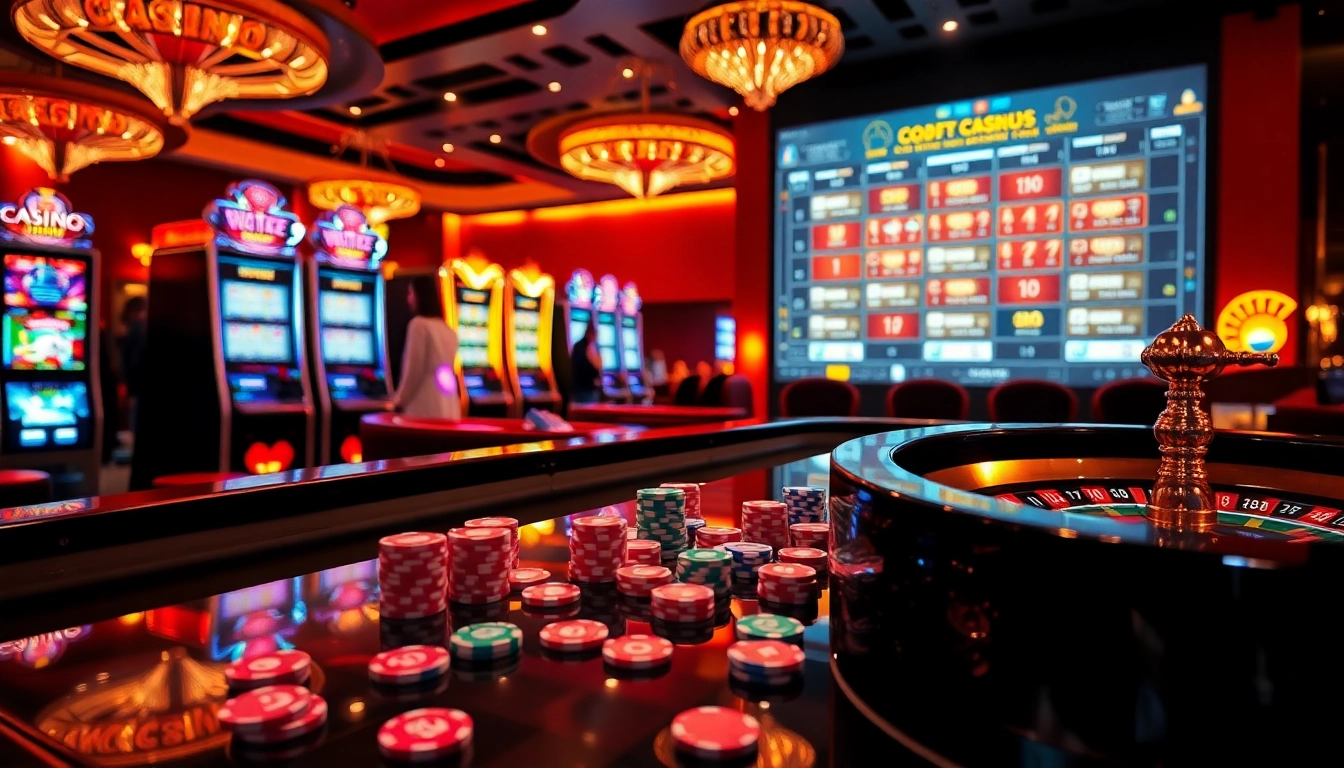 Découvrez l'excitation de Casino en Ligne Français avec des tables de jeu en ligne dynamiques et des machines à sous.