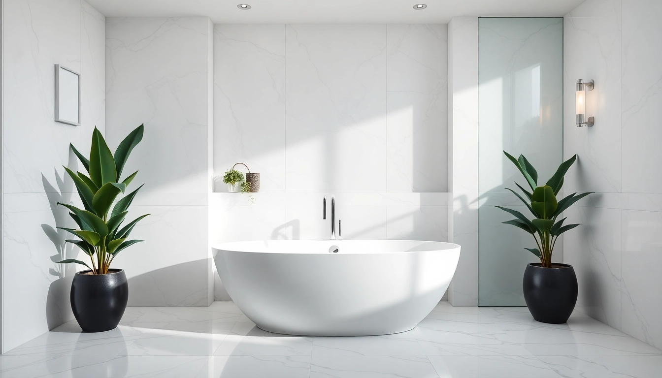Transform your elegant bathrooms with luxurious features like freestanding bathtubs and modern aesthetics.