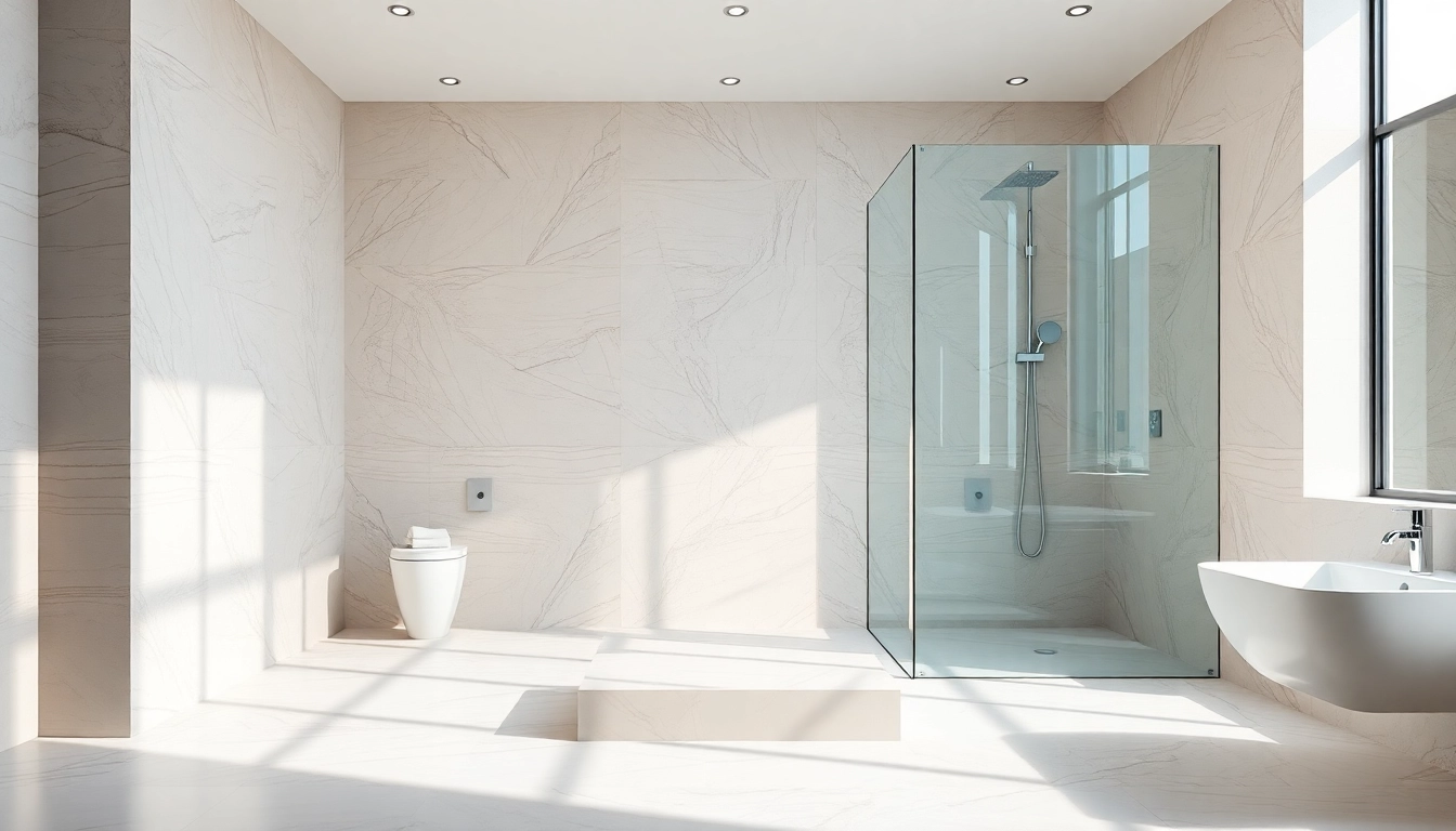 Discover elegant showers Australia featuring modern designs and serene bathroom ambiance.