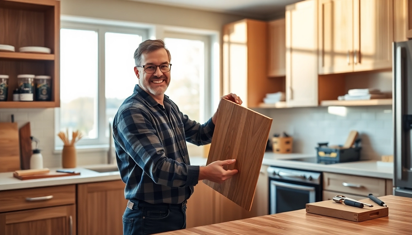 Transform your space with expert Cabinet Refacing Saint Petersburg FL in a modern kitchen.