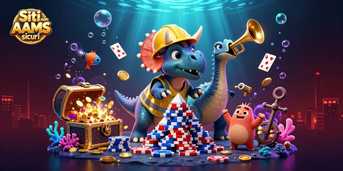 Gioca nei Siti non AAMS sicuri e vinci con vibrazioni di festa tra dinosauri nel casinò virtuale.