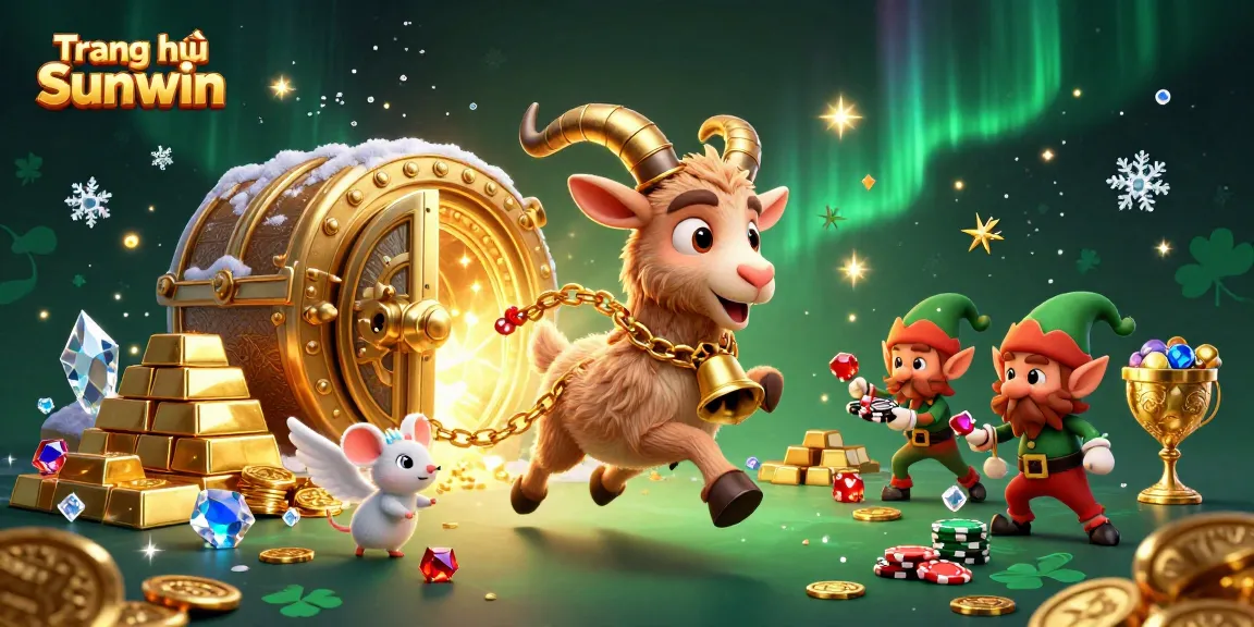 Win big at Trang chủ Sunwin's holiday horror casino with 3D Krampus in chains and mischievous elves!