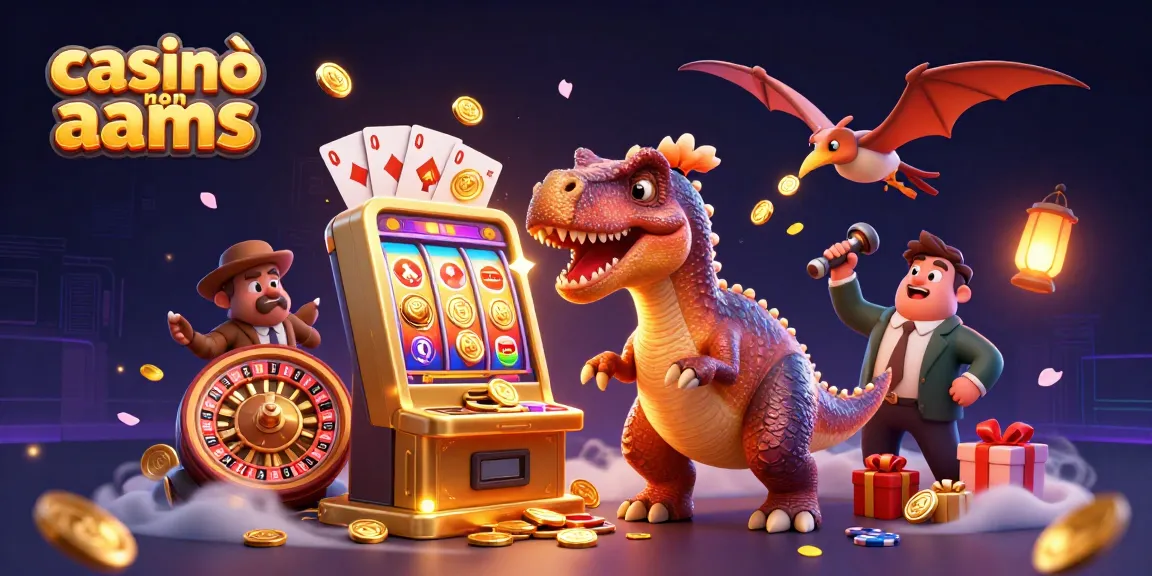 Scopri i casinò non AAMS interattivi mentre una creatura preistorica fa esplodere jackpot d'oro.