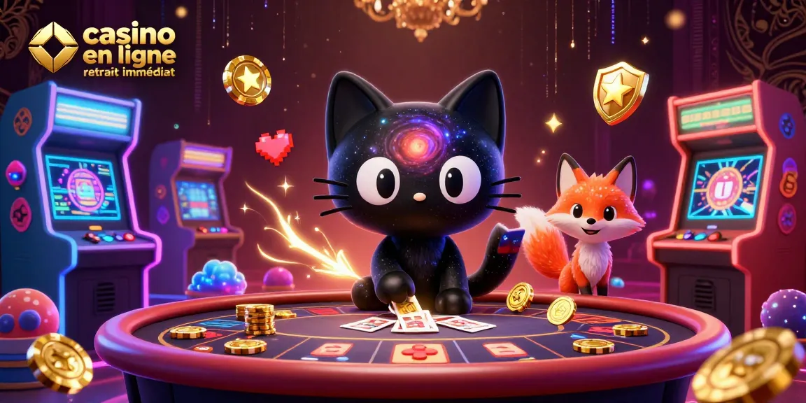 Visualisez un casino en ligne retrait immédiat avec une ambiance cosmique captivante.
