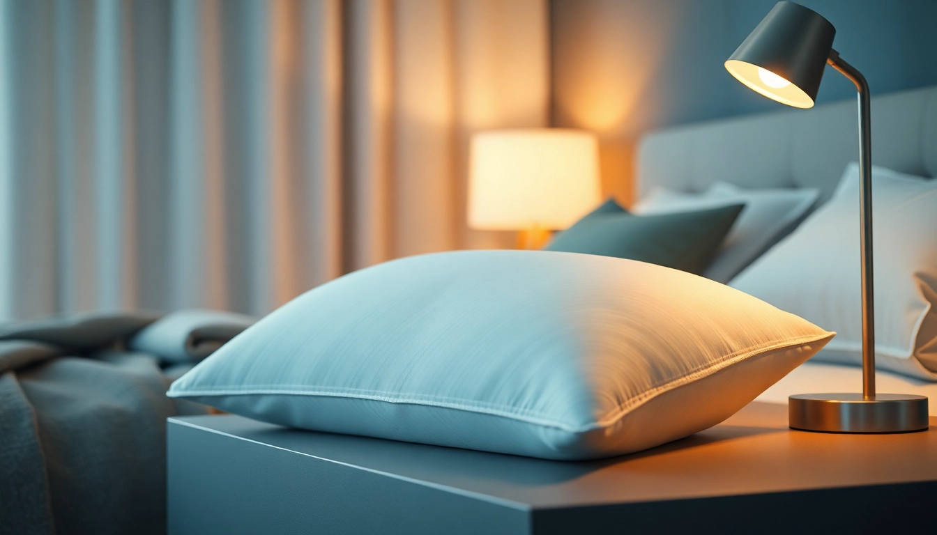 Experience ultimate comfort with the tempur-pedic tempur-breeze pro pillow on a stylish nightstand.
