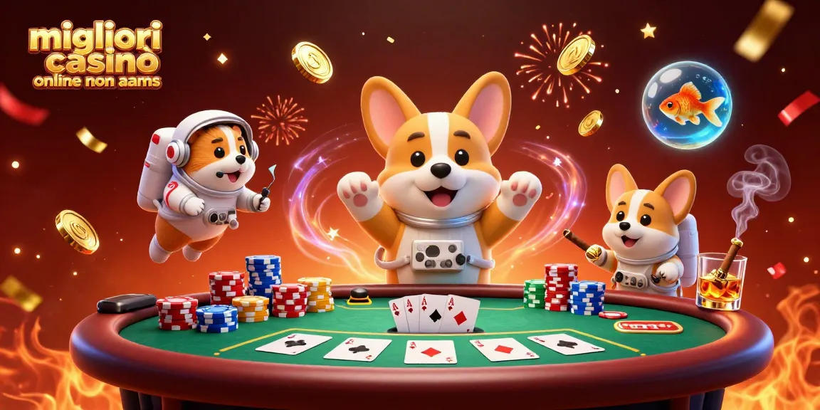 Gioca nei migliori casinò online non AAMS con un corgi astronauta e divertenti elementi di gioco