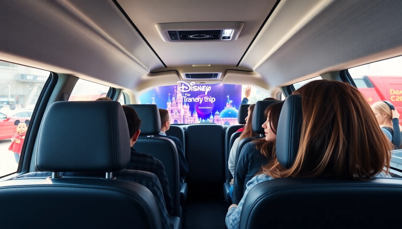 Efficient Beauvais Airport to Disney Transfer highlighting a welcoming interior.