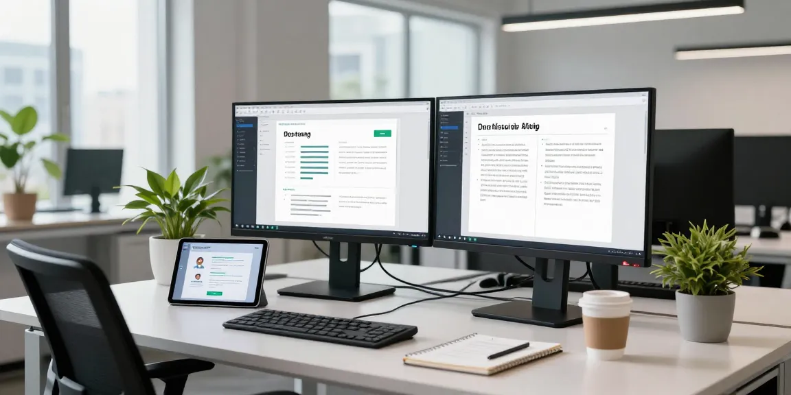 Detect fake PDF using AI in a modern digital workspace, showcasing advanced document analysis.