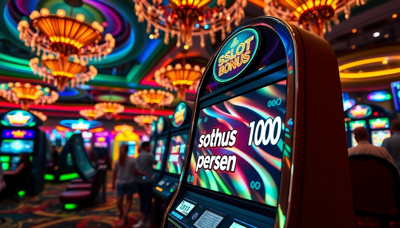 Rasakan sensasi menang dengan slot bonus 100 persen dalam suasana kasino yang seru.