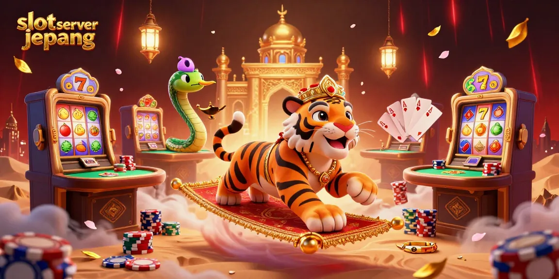 Experience the thrill of slot server jepang with vibrant 3D characters and exciting casino elements.
