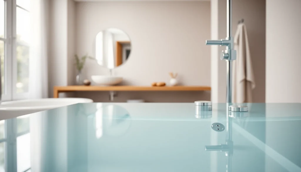 Installs a chic paroi de douche à l'italienne, enhancing elegance and style in modern bathrooms.