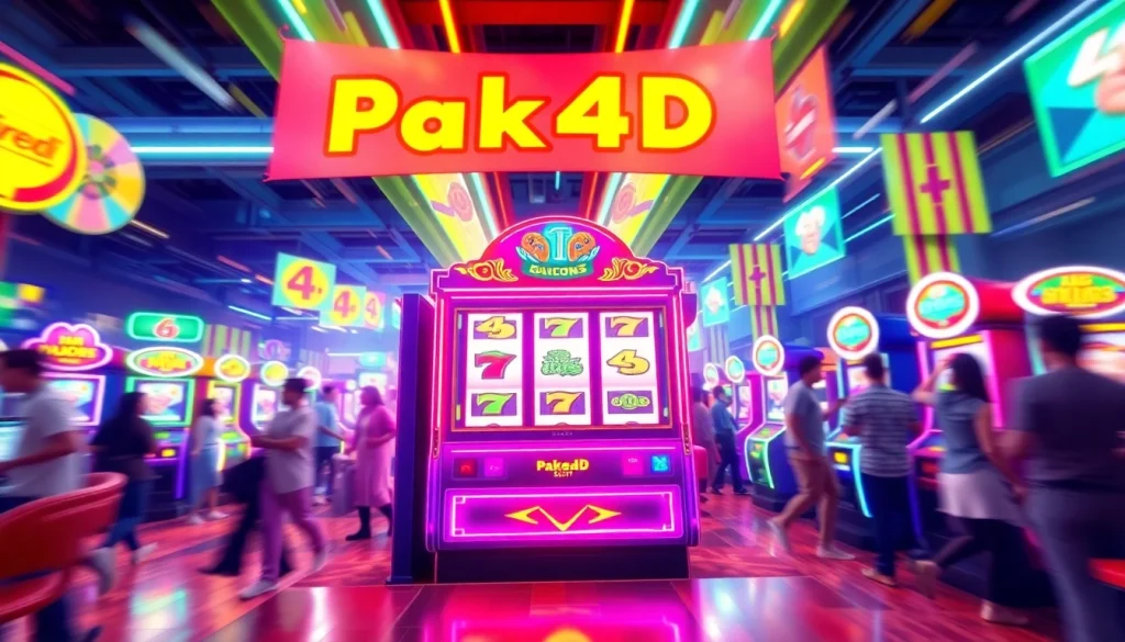 Menangkan jackpot dengan pakde4d slot dalam suasana kasino yang energik dan meriah.
