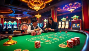 Experience thrilling baccarat action at https://jun88buzz.info/ with vibrant tables and casino excitement.