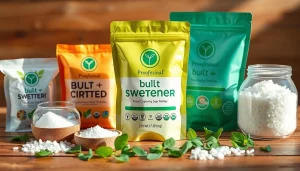 Presenting bulk sweetener options with natural ingredients for a healthy lifestyle.