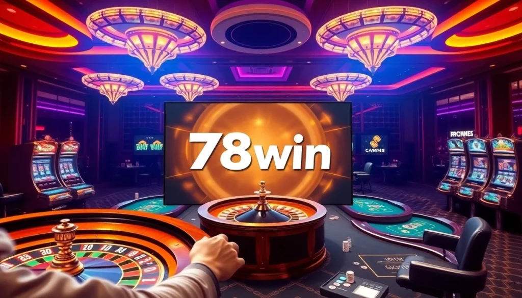 Join the excitement at 78win online casino with vibrant gaming tables and thrilling betting options.