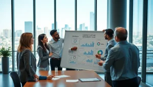 Engaged team strategizing in a professional setting focused on Strategy Capture Management.