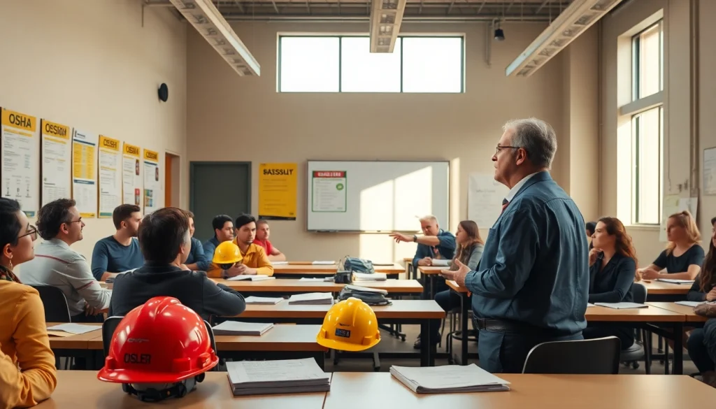 Learn about OSHA training carolinas in an engaging classroom with a professional instructor.