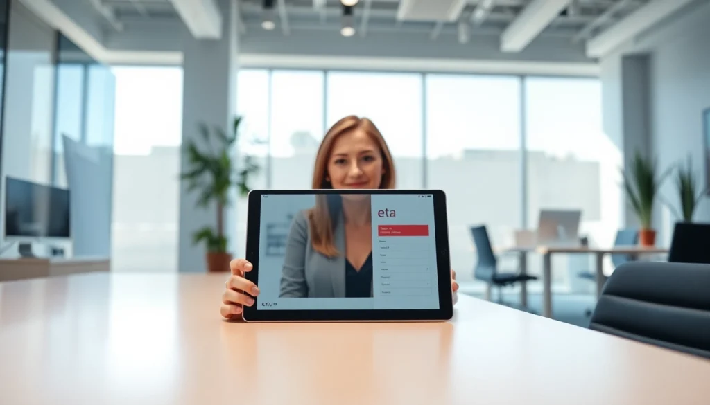 Fill out the eta UK application form efficiently with the help of a digital tablet.