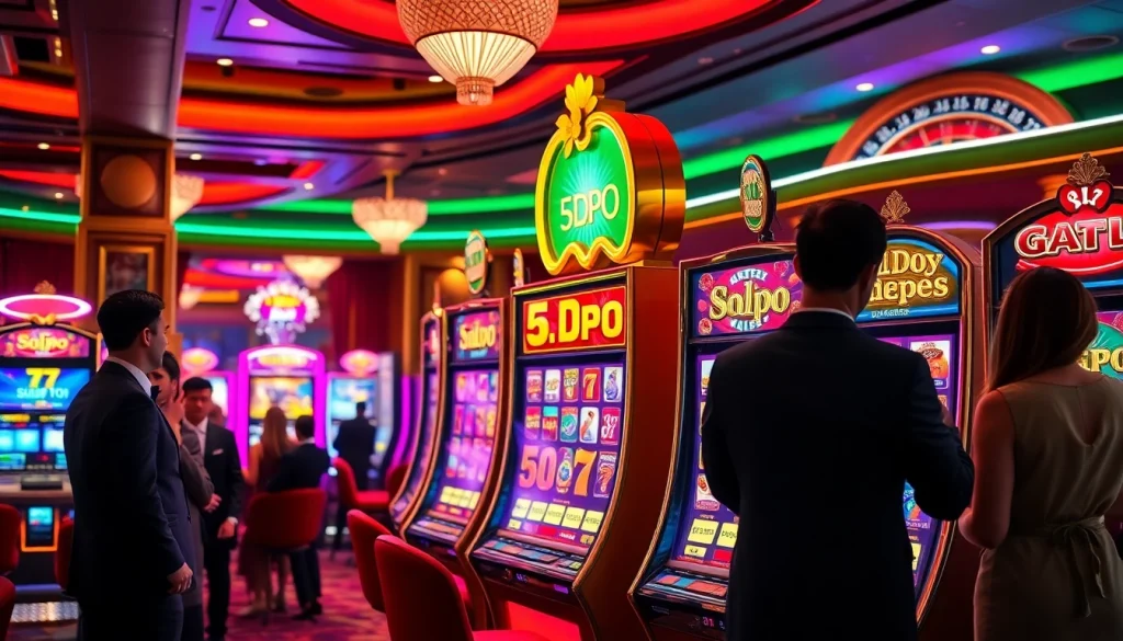 Rasakan pengalaman bermain yang mendebarkan dengan slot depo 5rb di lingkungan kasino yang dinamis.