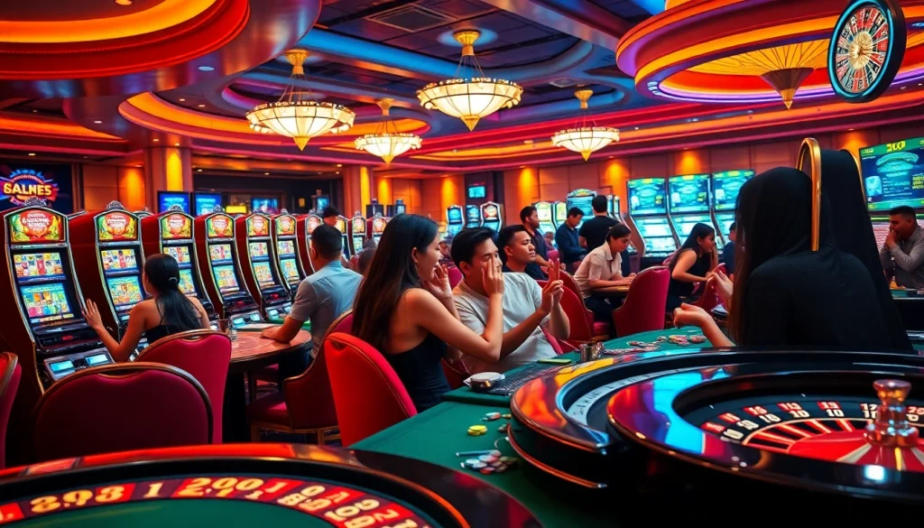 Rasakan sensasi slot deposit pulsa tanpa potongan saat bermain di lingkungan kasino mewah.