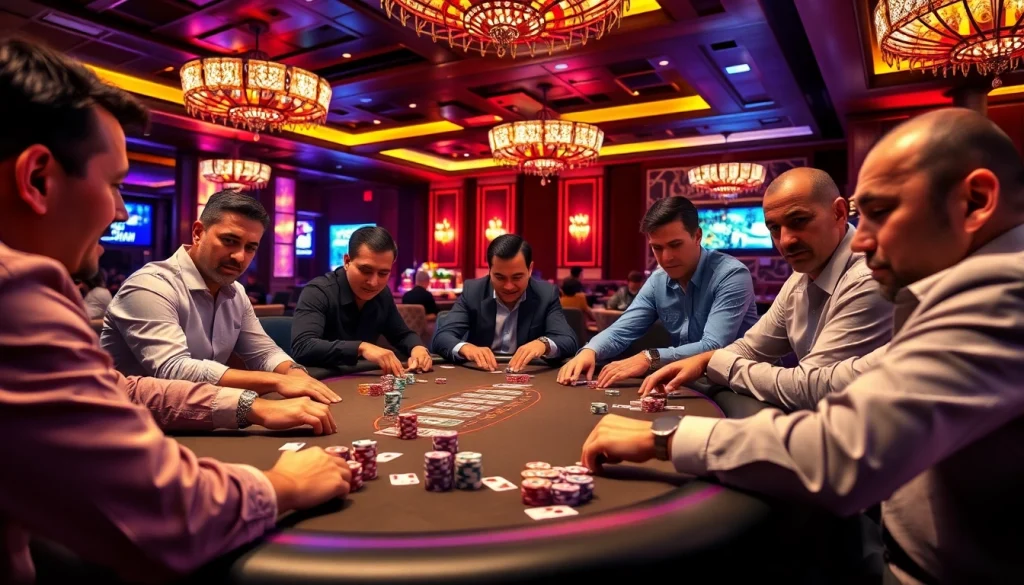 Pinco Casino poker turniri zamanı oyunçuların karta diqqət etməsini göstərir.