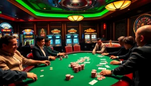 Winning at poker and slots in the exciting atmosphere of good88 casino.