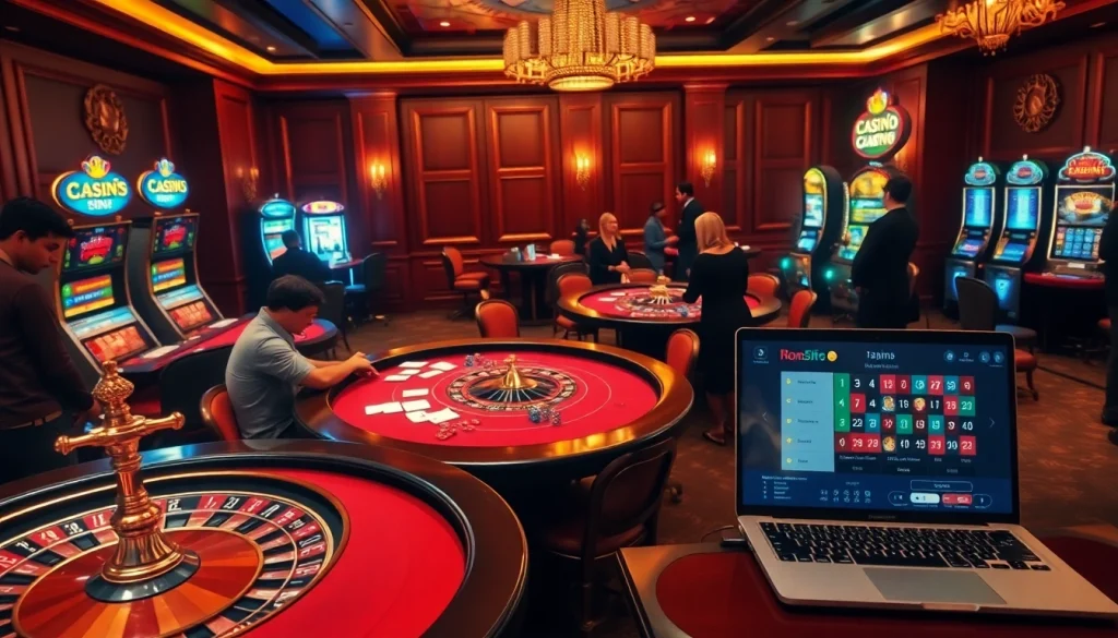 Vivez l'excitation du casino en ligne France avec des professionnels aux tables de poker et aux roues de roulette.