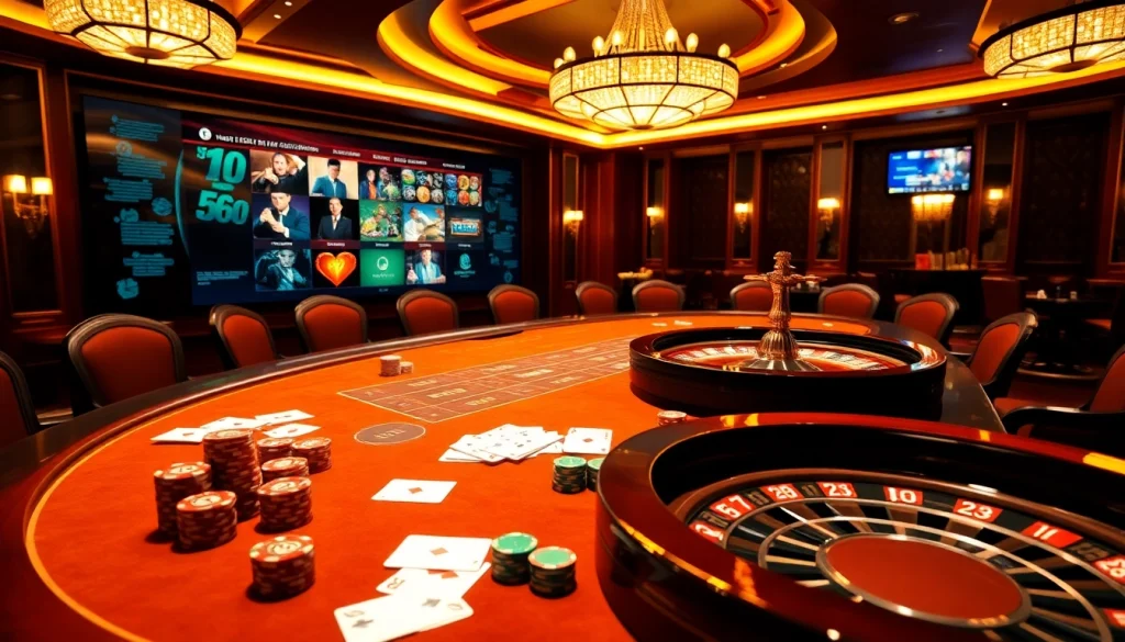 Découvrez l'adrénaline du casino en ligne avec des tables de poker passionnantes et des interfaces de jeu vibrantes.