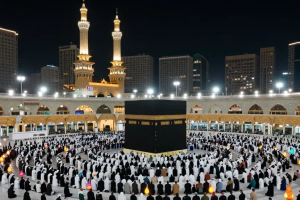 "Experience umroh Itikaf: A spiritual journey filled with devotion and community at iconic destinations."